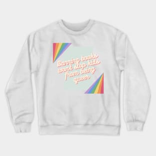 Rainbow pride 70's design Crewneck Sweatshirt